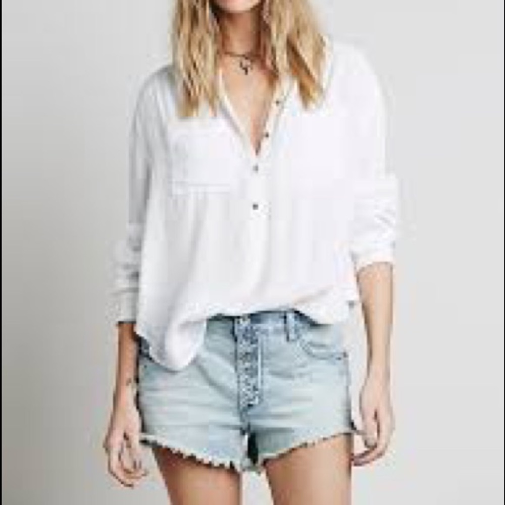 Free People runaway slouch cutoffs
